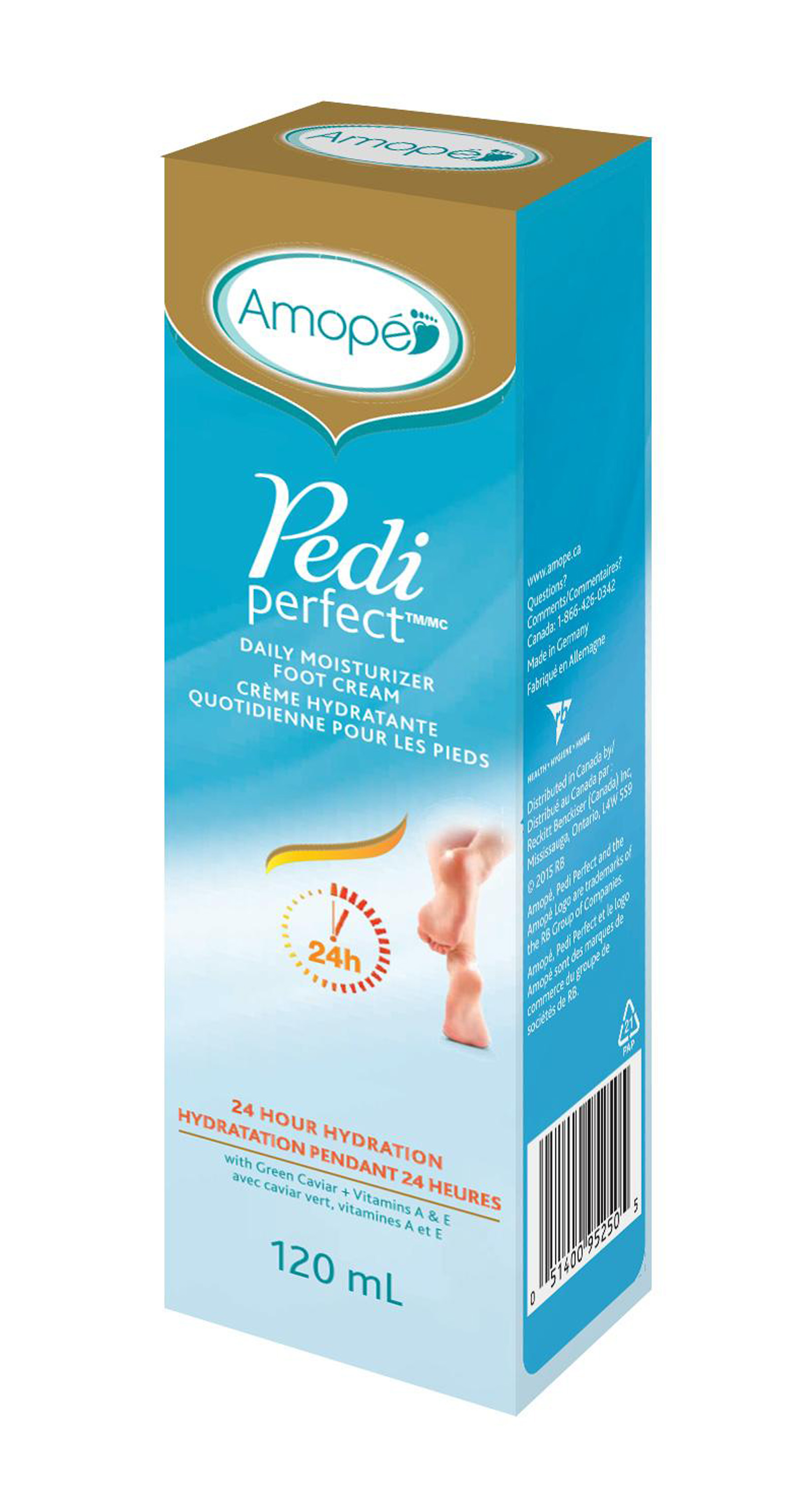 AMOPE Pedi Perfect Daily Moisturizer Foot Cream Canada